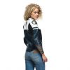 Dainese RAPIDA dámská sportovní kožená bunda modrá/bílá vel.38